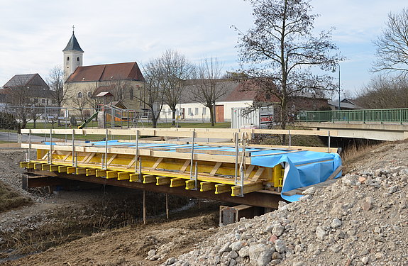 Bauarbeiten "Blauburger" Radweg